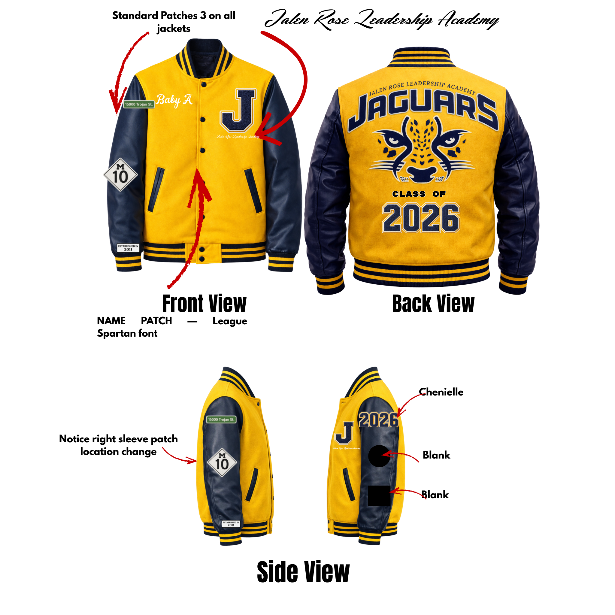 JRLA Varsity Jacket